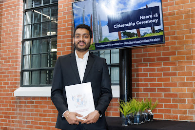 Photo from the HCC NZ Citizenship Ceremony 2 (Afternoon) held at The Atrium, Wintec/Te Pukenga, Hamilton, Waikato, New Zealand at 3:30pm on Monday, 12 August, 2024. Photo: Mike Walen / KeyImagery Photography. Copyright: © Hamilton City Council.