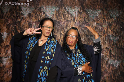 Booth photo from the TWoA Tainui 2023 Graduations (Ceremony 2 - Wednesday Afternoon), held at Hamilton Boys High School, Hamilton, Waikato, New Zealand on Wednesday, 19 April 2023. Photo: InstaBooth by KeyImagery Photography. Copyright: © Te Wānanga o Aotearoa.
