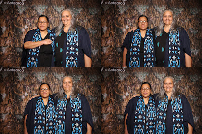 Booth photo from the TWoA Tainui 2023 Graduations (Ceremony 2 - Wednesday Afternoon), held at Hamilton Boys High School, Hamilton, Waikato, New Zealand on Wednesday, 19 April 2023. Photo: InstaBooth by KeyImagery Photography. Copyright: © Te Wānanga o Aotearoa.