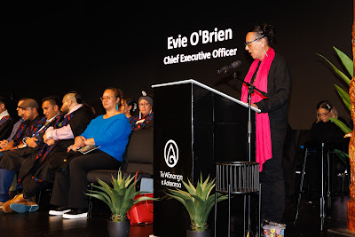 Photo from Ceremony 2 of the TWoA Tāmaki Makaurau 2025 Graduations (May 2025) held at the Mangere Arts Centre in Auckland, New Zealand on Monday, 26 May, 2025. Photo by Mike Walen / KeyImagery Photography. Copyright: © 2025 Te Wānanga o Aotearoa.