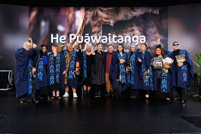 Photo from Ceremony 7 of the TWoA Tāmaki Makaurau 2025 Graduations (May 2025) held at the Mangere Arts Centre in Auckland, New Zealand on Wednesday, 28 May, 2025. Photo by Mike Walen / KeyImagery Photography. Copyright: © 2025 Te Wānanga o Aotearoa.