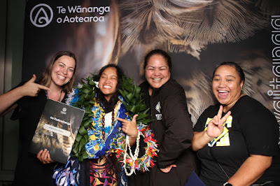 Booth photo from Ceremony 2 of the TWoA Tāmaki Makaurau 2025 Graduations (March 2025) held at the Mangere Arts Centre in Auckland, New Zealand on Wednesday, 12 March, 2025. Photo: InstaBooth by KeyImagery Photography. Copyright: © 2025 Te Wānanga o Aotearoa.