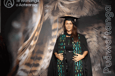 Booth photo from the TWoA Tainui 2025 Graduations (Ceremony 3 @ 10am) held at Claudelands Event Centre in Hamilton, Waikato, New Zealand on Wednesday, 30 April, 2025. Photography by InstaBooth / KeyImagery Photography. Copyright: © 2025 Te Wānanga o Aotearoa.