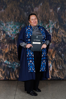 Photo from the TWoA Tāmaki Makaurau 2023 Graduations (Ceremony 5 @ 3pm), held at the Due Drop Events Centre, Manukau, Auckland, New Zealand on Thursday, 8 June, 2023. Photo: Mike Walen / KeyImagery Photography. Copyright: © Te Wānanga o Aotearoa.