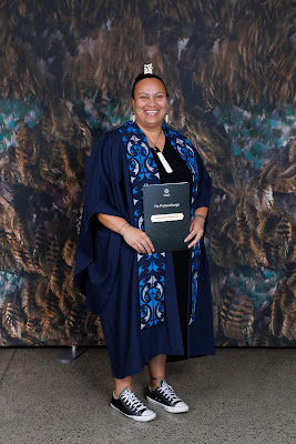 Photo from the TWoA Tāmaki Makaurau 2023 Graduations (Ceremony 5 @ 3pm), held at the Due Drop Events Centre, Manukau, Auckland, New Zealand on Thursday, 8 June, 2023. Photo: Mike Walen / KeyImagery Photography. Copyright: © Te Wānanga o Aotearoa.