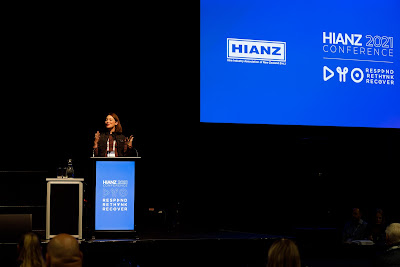 Photo from Day 1 of the 2021 HIANZ Conference held at the Energy Events Centre, Rotorua, New Zealand. Taken: Wednesday, 11 August 2021. Photography: Mike Walen / KeyImagery Photography. Copyright: © Hire Industry Association of New Zealand (Inc).