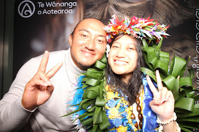 Booth photo from Ceremony 2 of the TWoA Tāmaki Makaurau 2025 Graduations (March 2025) held at the Mangere Arts Centre in Auckland, New Zealand on Wednesday, 12 March, 2025. Photo: InstaBooth by KeyImagery Photography. Copyright: © 2025 Te Wānanga o Aotearoa.