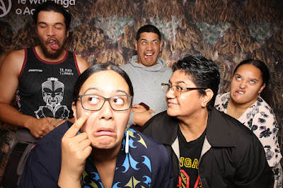 Booth photo from the TWoA Tainui 2023 Graduations (Ceremony 1 - Wednesday Morning), held at Hamilton Boys High School, Hamilton, Waikato, New Zealand on Wednesday, 19 April 2023. Photo: InstaBooth by KeyImagery Photography. Copyright: © Te Wānanga o Aotearoa.