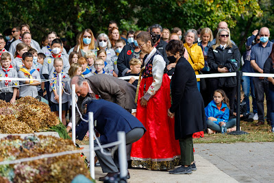 Photo from the Anzac Day 2022 Civic Service held at Memorial Park, Hamilton, Waikato, New Zealand. Taken: Monday, 25 April 2022. Photography: Mike Walen / KeyImagery Photography. Copyright: © Hamilton City Council.