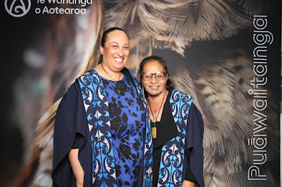 Booth photo from the TWoA Waiariki 2024 Graduations (Kawerau), held at Rautahi Marae, Kawerau, Bay of Plenty, New Zealand on Friday, 17 May, 2023. Photo: InstaBooth by KeyImagery Photography. Copyright: © Te Wānanga o Aotearoa.