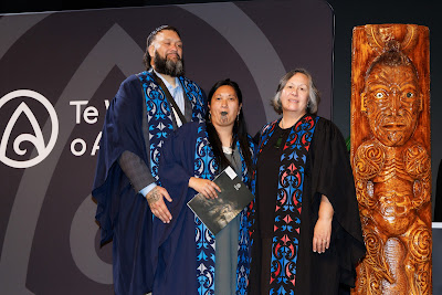 Photo from Ceremony 7 of the TWoA Tāmaki Makaurau 2025 Graduations (May 2025) held at the Mangere Arts Centre in Auckland, New Zealand on Wednesday, 28 May, 2025. Photo by Mike Walen / KeyImagery Photography. Copyright: © 2025 Te Wānanga o Aotearoa.