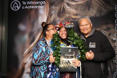 Booth photo from Ceremony 2 of the TWoA Tāmaki Makaurau 2025 Graduations (March 2025) held at the Mangere Arts Centre in Auckland, New Zealand on Wednesday, 12 March, 2025. Photo: InstaBooth by KeyImagery Photography. Copyright: © 2025 Te Wānanga o Aotearoa.