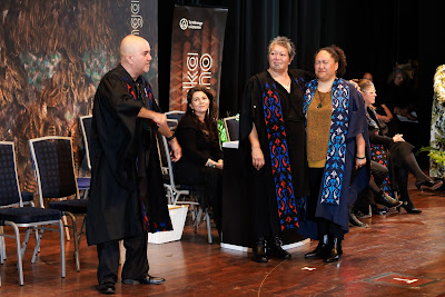 Photo from the TWoA Tāmaki Makaurau 2023 Graduations (Ceremony 5 @ 3pm), held at the Due Drop Events Centre, Manukau, Auckland, New Zealand on Thursday, 8 June, 2023. Photo: Mike Walen / KeyImagery Photography. Copyright: © Te Wānanga o Aotearoa.