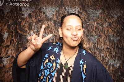 Booth photo from the TWoA Tainui 2023 Graduations (Ceremony 1 - Wednesday Morning), held at Hamilton Boys High School, Hamilton, Waikato, New Zealand on Wednesday, 19 April 2023. Photo: InstaBooth by KeyImagery Photography. Copyright: © Te Wānanga o Aotearoa.
