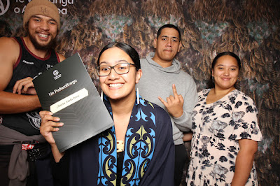 Booth photo from the TWoA Tainui 2023 Graduations (Ceremony 1 - Wednesday Morning), held at Hamilton Boys High School, Hamilton, Waikato, New Zealand on Wednesday, 19 April 2023. Photo: InstaBooth by KeyImagery Photography. Copyright: © Te Wānanga o Aotearoa.