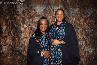Booth photo from the TWoA Tainui 2023 Graduations (Ceremony 2 - Wednesday Afternoon), held at Hamilton Boys High School, Hamilton, Waikato, New Zealand on Wednesday, 19 April 2023. Photo: InstaBooth by KeyImagery Photography. Copyright: © Te Wānanga o Aotearoa.