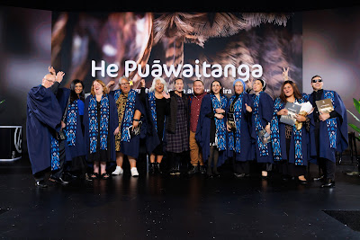 Photo from Ceremony 7 of the TWoA Tāmaki Makaurau 2025 Graduations (May 2025) held at the Mangere Arts Centre in Auckland, New Zealand on Wednesday, 28 May, 2025. Photo by Mike Walen / KeyImagery Photography. Copyright: © 2025 Te Wānanga o Aotearoa.