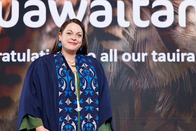 Photo from Ceremony 7 of the TWoA Tāmaki Makaurau 2025 Graduations (May 2025) held at the Mangere Arts Centre in Auckland, New Zealand on Wednesday, 28 May, 2025. Photo by Mike Walen / KeyImagery Photography. Copyright: © 2025 Te Wānanga o Aotearoa.