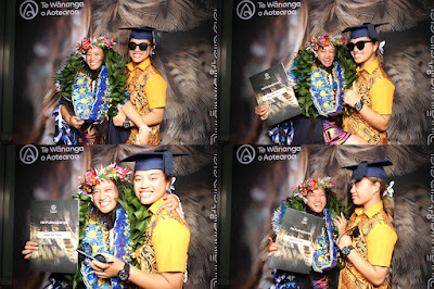Booth photo from Ceremony 2 of the TWoA Tāmaki Makaurau 2025 Graduations (March 2025) held at the Mangere Arts Centre in Auckland, New Zealand on Wednesday, 12 March, 2025. Photo: InstaBooth by KeyImagery Photography. Copyright: © 2025 Te Wānanga o Aotearoa.