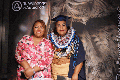 Booth photo from Ceremony 2 of the TWoA Tāmaki Makaurau 2025 Graduations (March 2025) held at the Mangere Arts Centre in Auckland, New Zealand on Wednesday, 12 March, 2025. Photo: InstaBooth by KeyImagery Photography. Copyright: © 2025 Te Wānanga o Aotearoa.