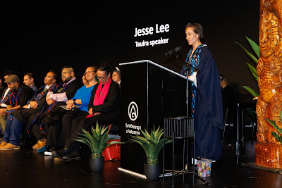 Photo from Ceremony 2 of the TWoA Tāmaki Makaurau 2025 Graduations (May 2025) held at the Mangere Arts Centre in Auckland, New Zealand on Monday, 26 May, 2025. Photo by Mike Walen / KeyImagery Photography. Copyright: © 2025 Te Wānanga o Aotearoa.