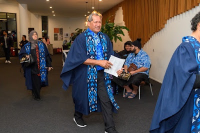 Photo from the TWoA Tāmaki Makaurau 2024 Graduations (Ceremony 4 @ 7pm), held at Church Unlimited, Glendene, Auckland, New Zealand on Tuesday, 25 June, 2024. Photo: Alick Saunders for KeyImagery Photography. Copyright: © Te Wānanga o Aotearoa.