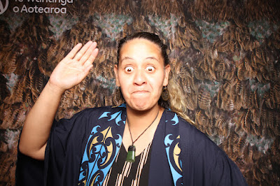 Booth photo from the TWoA Tainui 2023 Graduations (Ceremony 1 - Wednesday Morning), held at Hamilton Boys High School, Hamilton, Waikato, New Zealand on Wednesday, 19 April 2023. Photo: InstaBooth by KeyImagery Photography. Copyright: © Te Wānanga o Aotearoa.