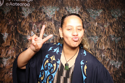Booth photo from the TWoA Tainui 2023 Graduations (Ceremony 1 - Wednesday Morning), held at Hamilton Boys High School, Hamilton, Waikato, New Zealand on Wednesday, 19 April 2023. Photo: InstaBooth by KeyImagery Photography. Copyright: © Te Wānanga o Aotearoa.