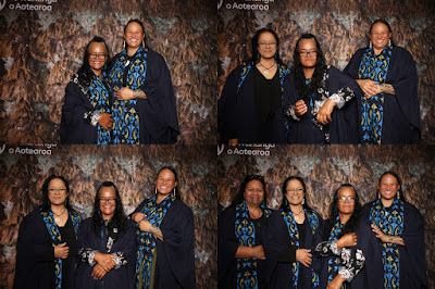 Booth photo from the TWoA Tainui 2023 Graduations (Ceremony 2 - Wednesday Afternoon), held at Hamilton Boys High School, Hamilton, Waikato, New Zealand on Wednesday, 19 April 2023. Photo: InstaBooth by KeyImagery Photography. Copyright: © Te Wānanga o Aotearoa.