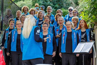 Photo from the Anzac Day 2022 Civic Service held at Memorial Park, Hamilton, Waikato, New Zealand. Taken: Monday, 25 April 2022. Photography: Mike Walen / KeyImagery Photography. Copyright: © Hamilton City Council.