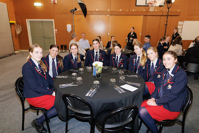 Photo from the Waikato Diocesan Sports Awards 2023, held in the school gym at Waikato Diocesan School for Girls, Hamilton, New Zealand on Thursday, 13 October, 2023. Photography: Mike Walen / KeyImagery Photography. Copyright: © Waikato Diocesan School for Girls.