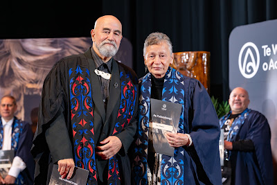 Photo from the TWoA Whirikoka 2024 Graduation (Gisborne), held at the War Memorial Theatre, Gisborne, East Coast, New Zealand on Wednesday, 16 April, 2025. Photo by Alick Saunders for KeyImagery Photography. Copyright: © 2025 Te Wānanga o Aotearoa.