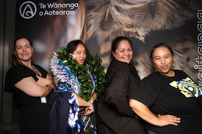Booth photo from Ceremony 2 of the TWoA Tāmaki Makaurau 2025 Graduations (March 2025) held at the Mangere Arts Centre in Auckland, New Zealand on Wednesday, 12 March, 2025. Photo: InstaBooth by KeyImagery Photography. Copyright: © 2025 Te Wānanga o Aotearoa.
