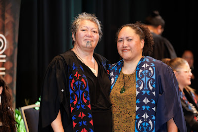 Photo from the TWoA Tāmaki Makaurau 2023 Graduations (Ceremony 5 @ 3pm), held at the Due Drop Events Centre, Manukau, Auckland, New Zealand on Thursday, 8 June, 2023. Photo: Mike Walen / KeyImagery Photography. Copyright: © Te Wānanga o Aotearoa.