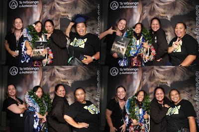Booth photo from Ceremony 2 of the TWoA Tāmaki Makaurau 2025 Graduations (March 2025) held at the Mangere Arts Centre in Auckland, New Zealand on Wednesday, 12 March, 2025. Photo: InstaBooth by KeyImagery Photography. Copyright: © 2025 Te Wānanga o Aotearoa.