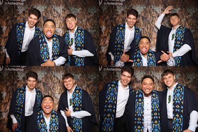 Booth photo from the TWoA Tainui 2023 Graduations (Ceremony 1 - Wednesday Morning), held at Hamilton Boys High School, Hamilton, Waikato, New Zealand on Wednesday, 19 April 2023. Photo: InstaBooth by KeyImagery Photography. Copyright: © Te Wānanga o Aotearoa.