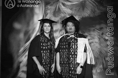 Booth photo from the TWoA Tainui 2025 Graduations (Ceremony 3 @ 10am) held at Claudelands Event Centre in Hamilton, Waikato, New Zealand on Wednesday, 30 April, 2025. Photography by InstaBooth / KeyImagery Photography. Copyright: © 2025 Te Wānanga o Aotearoa.