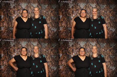 Booth photo from the TWoA Tainui 2023 Graduations (Ceremony 2 - Wednesday Afternoon), held at Hamilton Boys High School, Hamilton, Waikato, New Zealand on Wednesday, 19 April 2023. Photo: InstaBooth by KeyImagery Photography. Copyright: © Te Wānanga o Aotearoa.