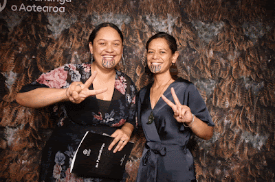 Booth photo from the TWoA Tainui 2023 Graduations (Ceremony 2 - Wednesday Afternoon), held at Hamilton Boys High School, Hamilton, Waikato, New Zealand on Wednesday, 19 April 2023. Photo: InstaBooth by KeyImagery Photography. Copyright: © Te Wānanga o Aotearoa.