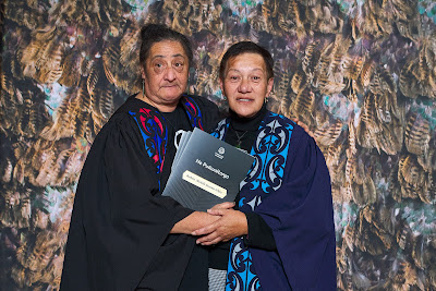 Photo from the TWoA Waiariki 2023 Graduations (Kawerau), held at  Rautahi Marae, Kawerau, Bay of Plenty, New Zealand on Friday, 2 June, 2023. Photo: Alick Saunders for KeyImagery Photography. Copyright: © Te Wānanga o Aotearoa.