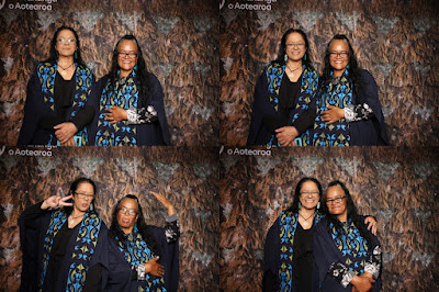 Booth photo from the TWoA Tainui 2023 Graduations (Ceremony 2 - Wednesday Afternoon), held at Hamilton Boys High School, Hamilton, Waikato, New Zealand on Wednesday, 19 April 2023. Photo: InstaBooth by KeyImagery Photography. Copyright: © Te Wānanga o Aotearoa.