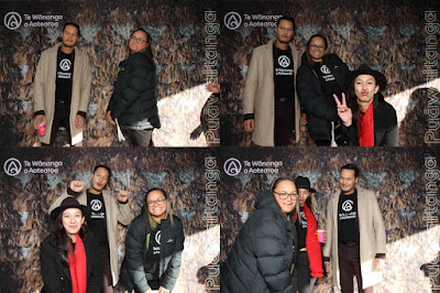 Booth photo from the TWoA Waiariki 2023 Graduations (Waiwhero), held at Te Puia, Rotorua, Bay of Plenty, New Zealand on Friday, 12 May, 2023. Photo: Instabooth by KeyImagery. Copyright: © Te Wānanga o Aotearoa.