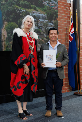 Photo from the HCC NZ Citizenship Ceremony (Afternoon) held in The Atrium, Wintec/Te Pukenga, Hamilton, Waikato, New Zealand at 3:30pm on Monday, 12 February, 2024. Photo: Mike Walen / KeyImagery Photography. Copyright: © Hamilton City Council.