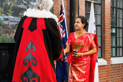 Photo from the HCC NZ Citizenship Ceremony 1 (Morning) held at The Atrium, Wintec/Te Pukenga, Hamilton, Waikato, New Zealand at 10:00am on Monday, 17 June, 2024. Photo: Mike Walen / KeyImagery Photography. Copyright: © Hamilton City Council.