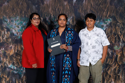 Photo from the TWoA Tāmaki Makaurau 2023 Graduations (Ceremony 3 @ 8pm), held at the Due Drop Events Centre, Manukau, Auckland, New Zealand on Wednesday, 7 June, 2023. Photo: Mike Walen / KeyImagery Photography. Copyright: © Te Wānanga o Aotearoa.
