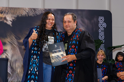 Photo from the TWoA Te Tai Tokerau (Kaikohe) 2025 Graduation held at the War Memorial Hall in Kaikohe, Northland, New Zealand on Tuesday, 15 April, 2025. Photo by Mike Walen / KeyImagery Photography. Copyright: © 2025 Te Wānanga o Aotearoa.