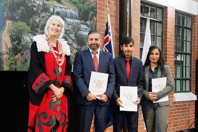 Photo from the HCC NZ Citizenship Ceremony 1 (Morning) held at The Atrium, Wintec/Te Pukenga, Hamilton, Waikato, New Zealand at 10:00am on Monday, 17 June, 2024. Photo: Mike Walen / KeyImagery Photography. Copyright: © Hamilton City Council.