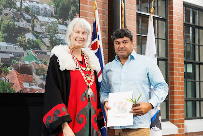 Photo from the HCC NZ Citizenship Ceremony 1 (Morning) held at The Atrium, Wintec/Te Pukenga, Hamilton, Waikato, New Zealand at 10:00am on Monday, 17 June, 2024. Photo: Mike Walen / KeyImagery Photography. Copyright: © Hamilton City Council.