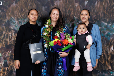 Photo from the TWoA Tāmaki Makaurau 2023 Graduations (Ceremony 1 @ 10am), held at the Due Drop Events Centre, Manukau, Auckland, New Zealand on Wednesday, 7 June, 2023. Photo: Mike Walen / KeyImagery Photography. Copyright: © Te Wānanga o Aotearoa.