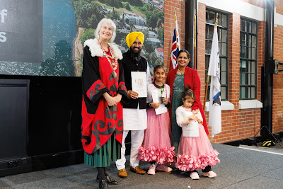 Photo from the HCC NZ Citizenship Ceremony 1 (Morning) held at The Atrium, Wintec/Te Pukenga, Hamilton, Waikato, New Zealand at 10:00am on Monday, 17 June, 2024. Photo: Mike Walen / KeyImagery Photography. Copyright: © Hamilton City Council.